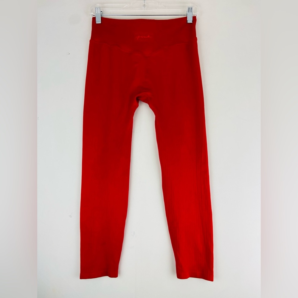 Victoria’s Secret PINK red Leggings iPhone Pocket Size Medium (546)